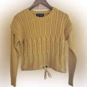 DKNY Mustard Crew Neck Sweater